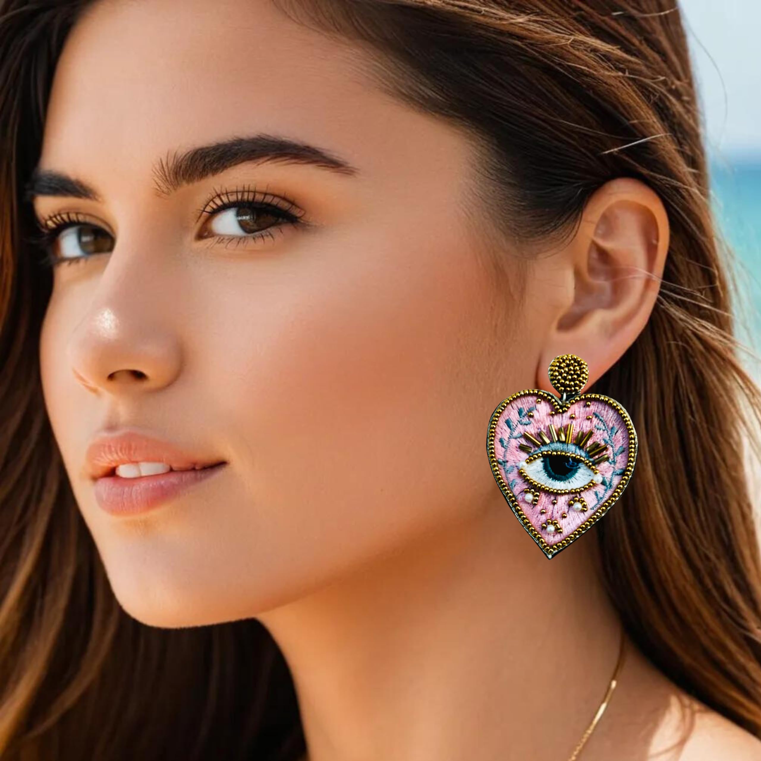 Love Dose Beaded Earring
